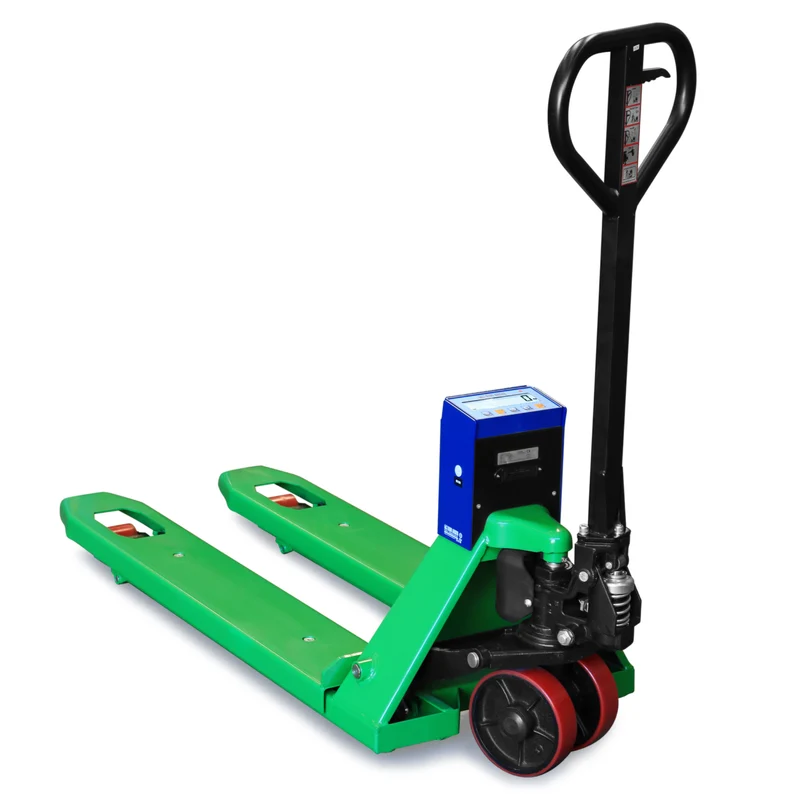 Gabelhubwagen Dini Argeo TPWN EASY | Zwei-Bereichs-Waage | Höchstlast: 2000 kg