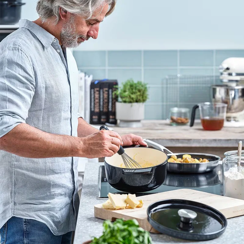 KitchenAid Gusseisen-Schmortopf „Onyx Black“
