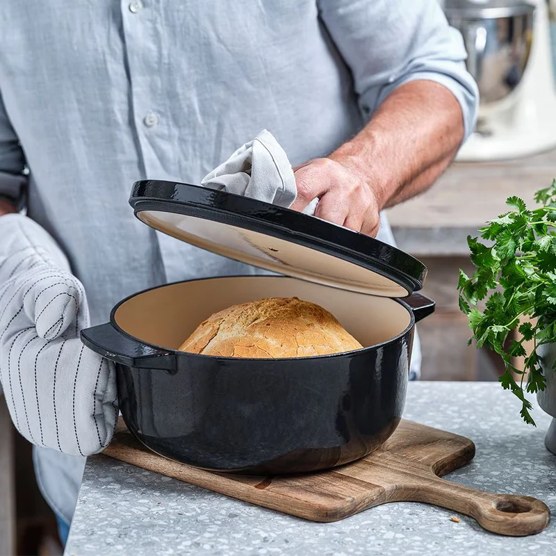 KitchenAid Gusseisen-Schmortopf „Onyx Black“