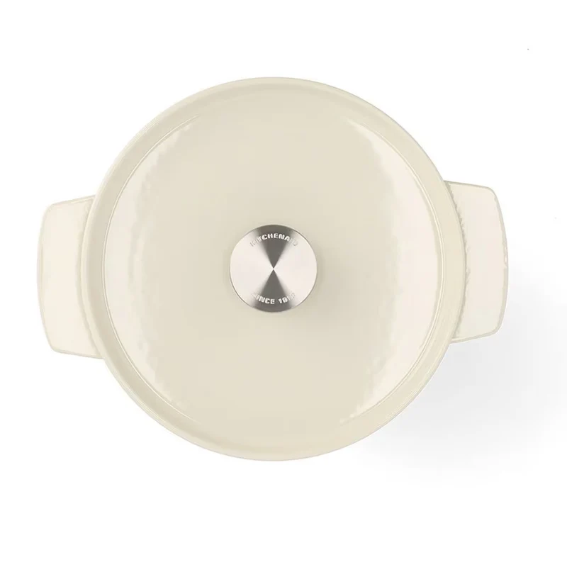 KitchenAid Gusseisen-Schmortopf „Cream“