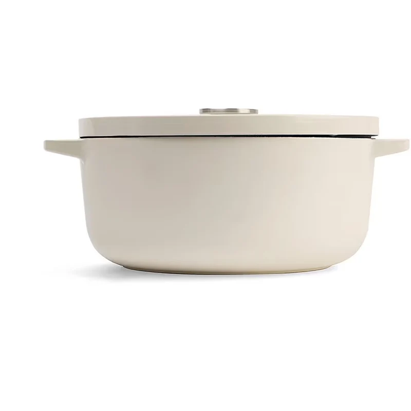 KitchenAid Gusseisen-Schmortopf „Cream“