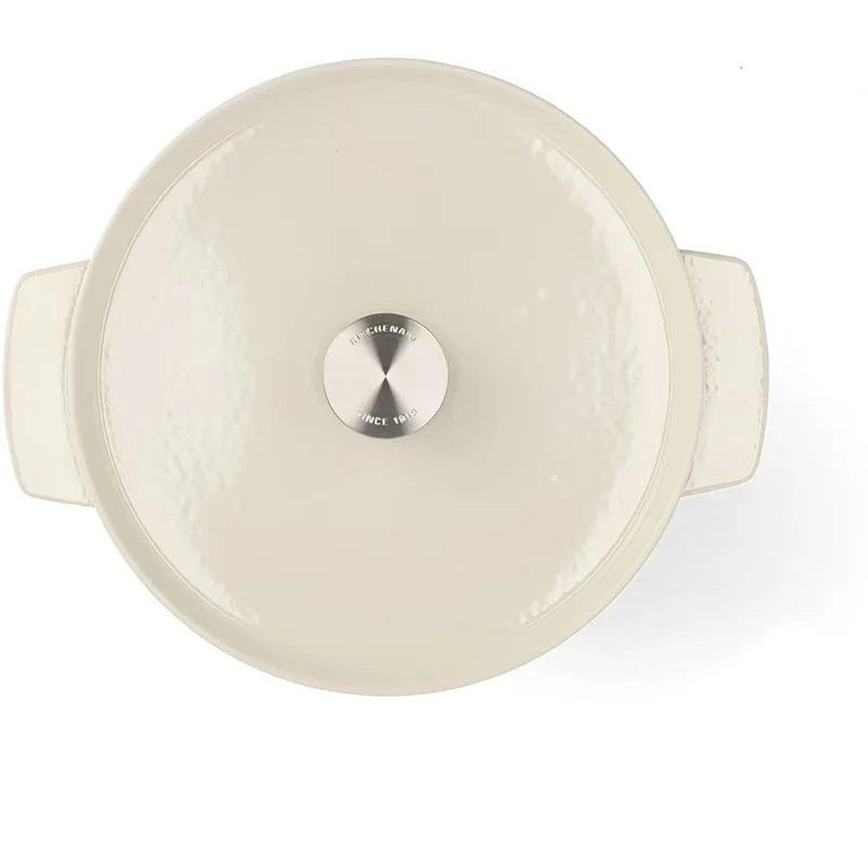 KitchenAid Gusseisen-Schmortopf „Cream“