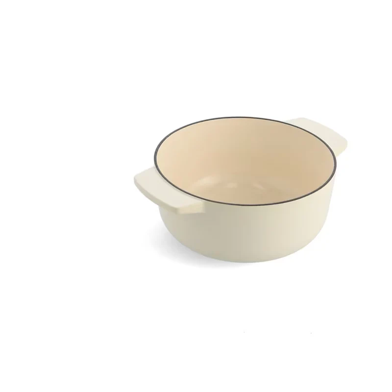 KitchenAid Gusseisen-Schmortopf „Cream“