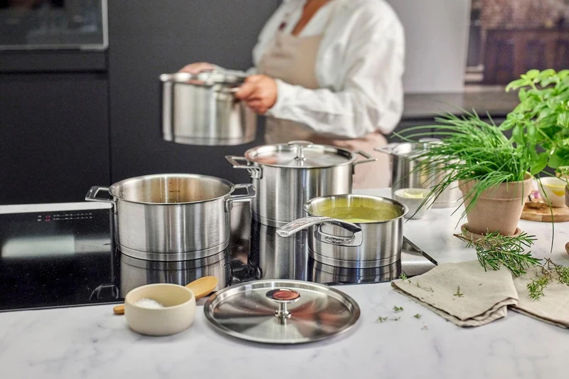 Demeyere Pfannenset 8-teilig 'Lino 3' & 'Alu Pro 5 Ceraforce'