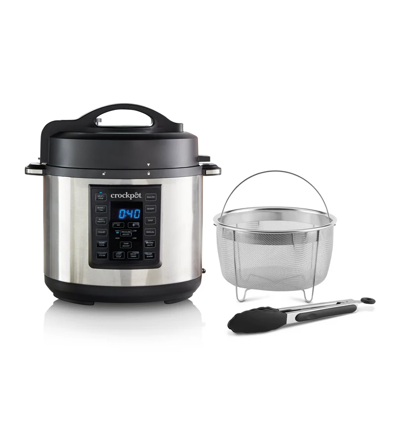Crockpot Express Pot 5,6L inkl. Dampfgareinsatz und Zange CR089