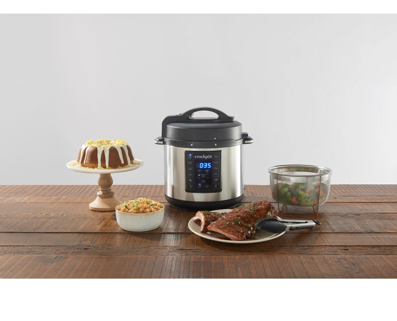 Crockpot Express Pot 5,6L inkl. Dampfgareinsatz und Zange CR089