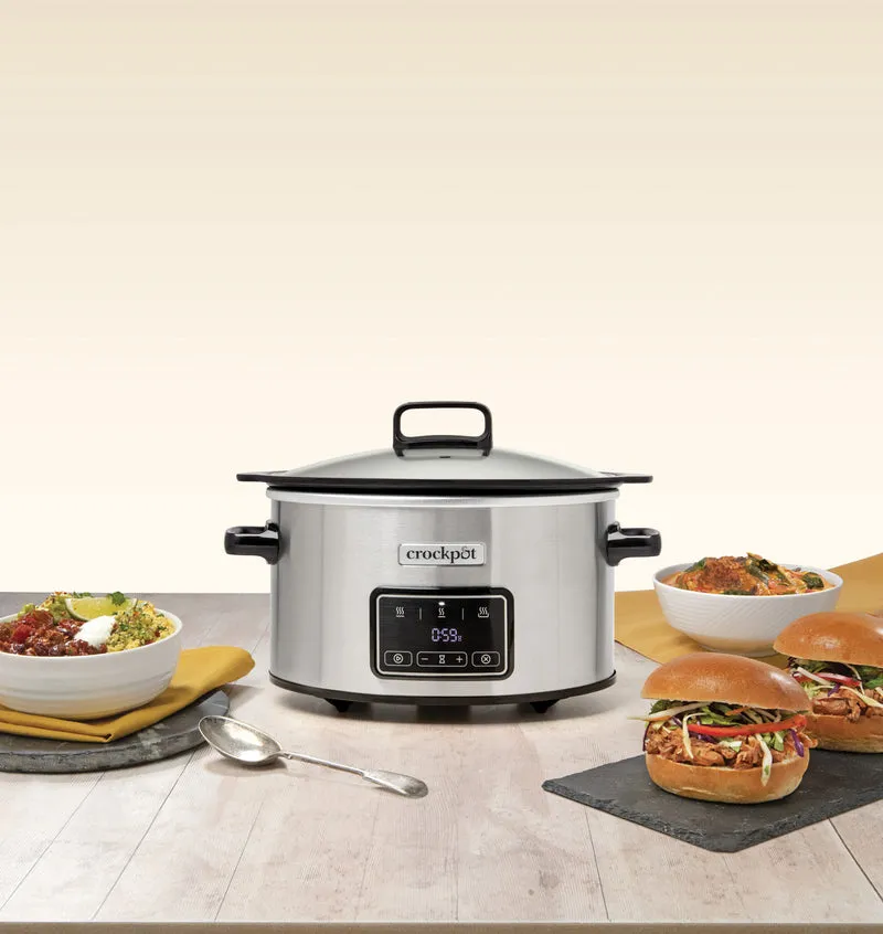 Crockpot Slow Cooker Sizzle & Stew Digital 3,5L CR111