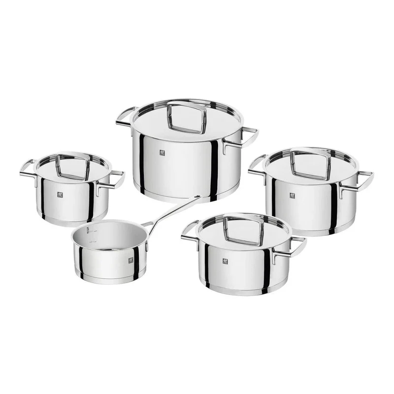 Zwilling 8-teiliges Topfset 'Passion' | Mit 'Demeyere Alu Plus 3 Ceraforce' Pfannen