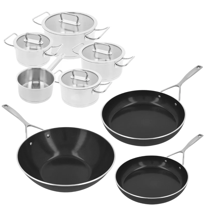 Demeyere Topfset 8-teilig „Diverto 3“ & „Alu Pro 5 Ceraforce“