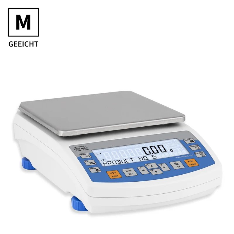 Präzisionswaage und Rezepturwaage RADWAG PSR2.M | Datenübertragung über USB | Höchstlast: 2100/3500/4500/6100/8100g