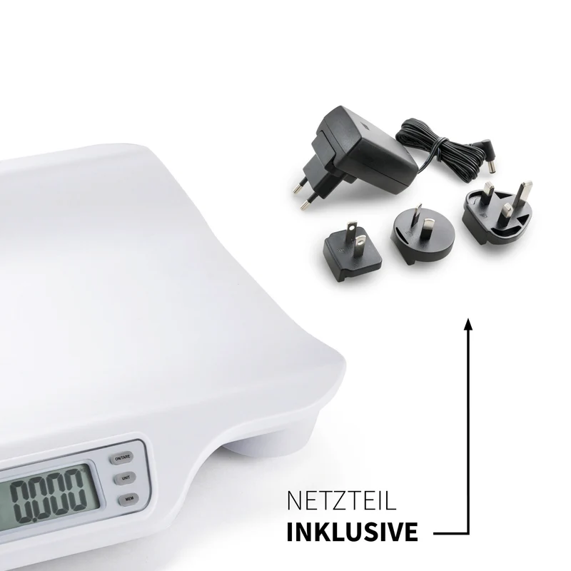 Digitale Babywaage mit großer Wiegeschale - ADE M112600