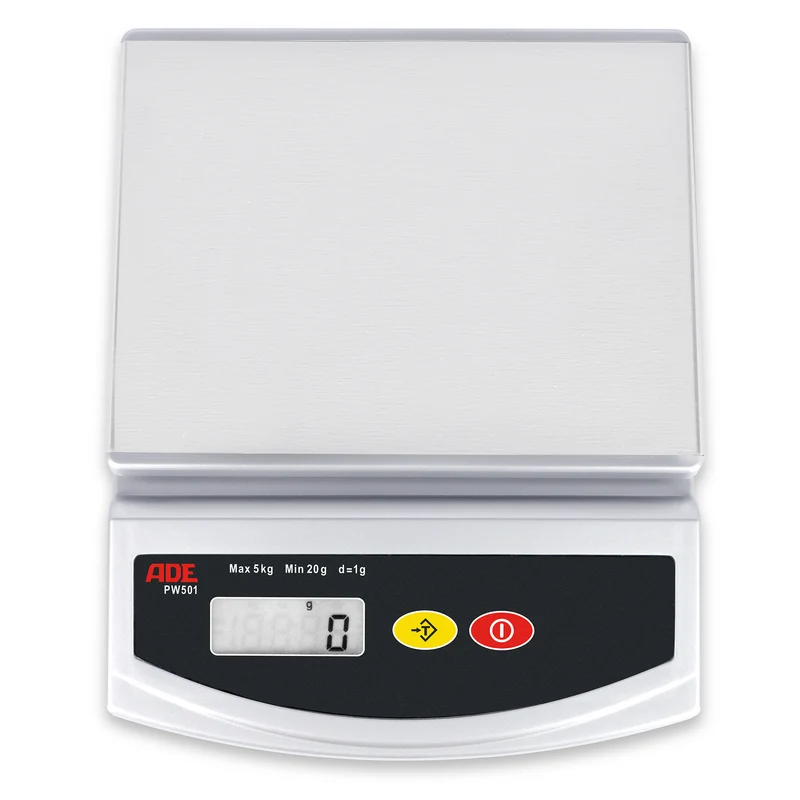 Portionswaage ADE PW501 | Beleuchtetes LCD-Display | Höchstlast: 5 kg