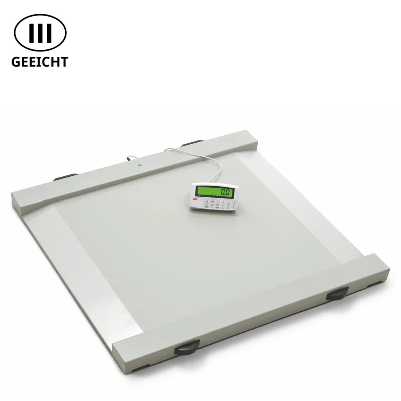 Geeichte Rollstuhlwaage ADE M501020 mit Rampen | Inklusive Eichkosten | Netz- und Akkubetrieb | Höchstlast: 300 kg