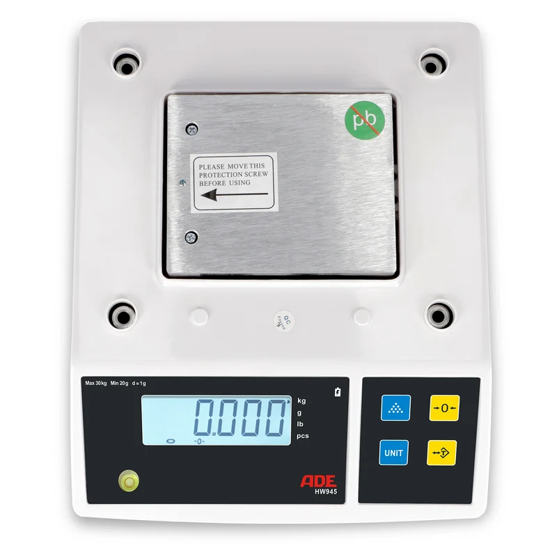 Elektrische Tischwaage, Kompaktwaage, Portionswaage ADE HW945 | Höchstlast: 3/30 kg