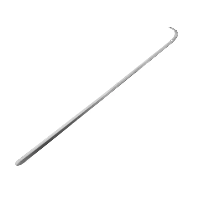 PREMIUM langer Schuhlöffel XXL massiv aus Edelstahl 72cm robust Schuhhilfe Schuhanzieher