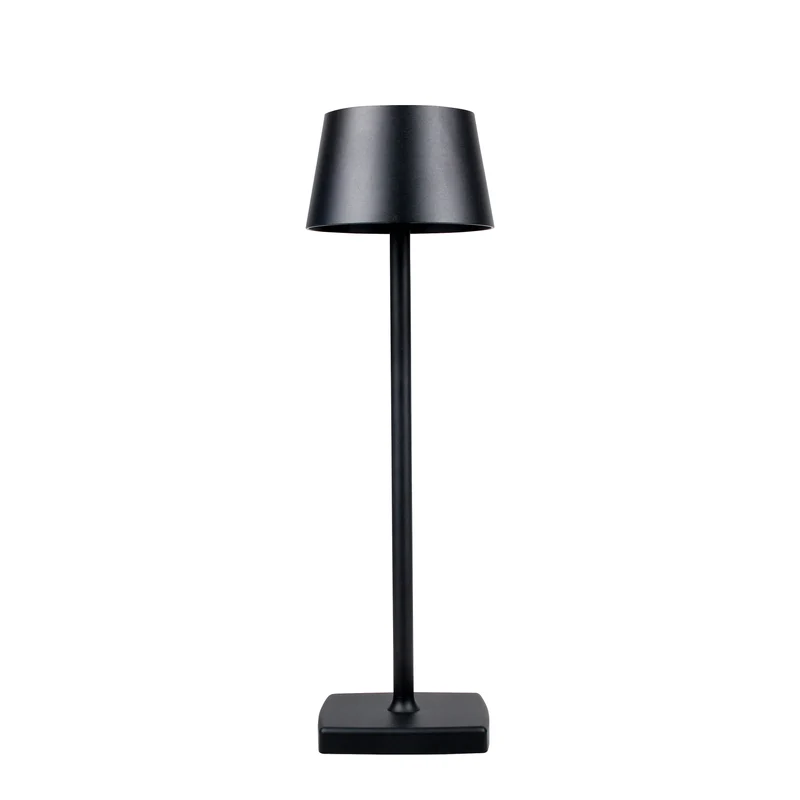 PREMIUM Tischlampe schwarz matt LED warmweiß massiv Tischleuchte dimmbar touch extrem hell Lampe