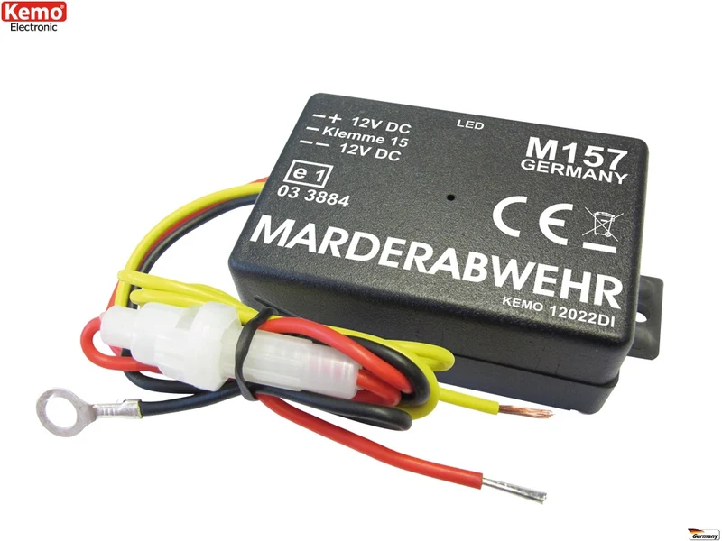 PROFI Marderabwehr verjagt Marder aus parkendem Auto Garage M157 wenig Strom! EX