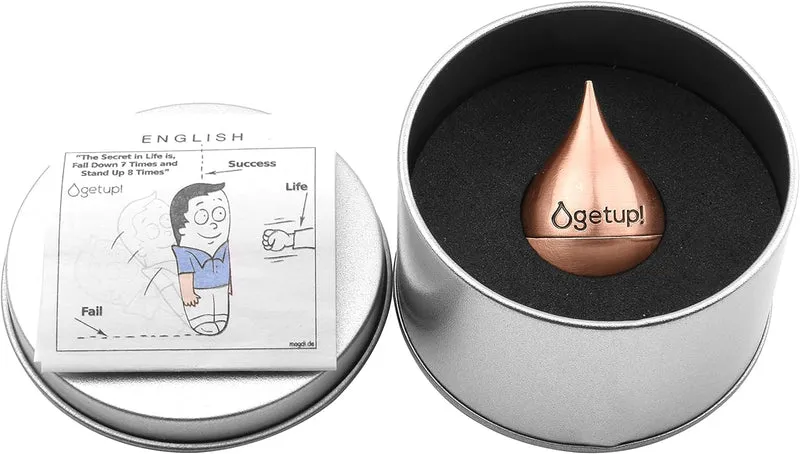 getup! mini Motivator Stehaufmännchen persönliches Geschenk Kraft Glücksbringer Talisman Freundschaft für Frauen & Männer Durchhalten Hoffnung Mut Erfolg Genesung Resilienz Schutzengel