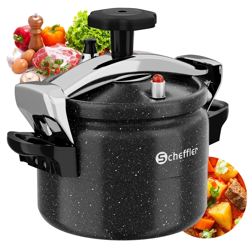 3L / 7L / 11L / 15L / 25L Schnellkochtopf Aluguss Dampfkochtopf Induktion Druckbehälter für alle Herdarten