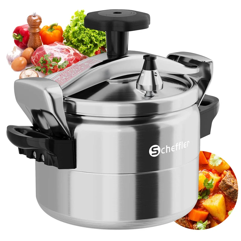3L / 7L / 11L / 15L / 25L Schnellkochtopf Aluguss Dampfkochtopf Induktion Druckbehälter für alle Herdarten
