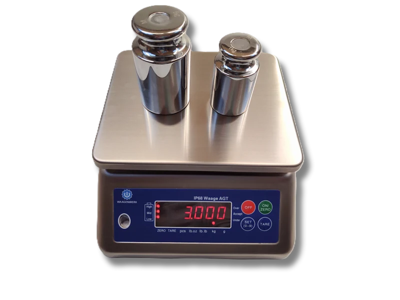 Edelstahlwaage AGT-30WW (IP68)