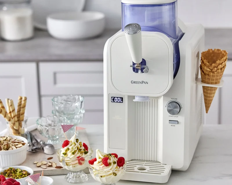 Greenpan Schnelle Eismaschine – Softeis & Frozen Drinks 1,8L „Cream“