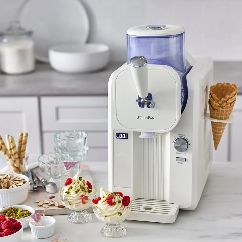 Greenpan Schnelle Eismaschine – Softeis & Frozen Drinks 1,8L „Cream“