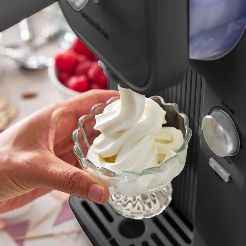 Greenpan Schnelle Eismaschine – Softeis & Frozen Drinks 1,8L 'Grey'