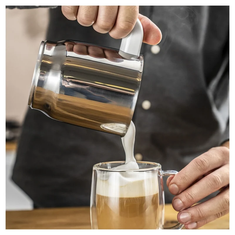 Zwilling Milchaufschäumer Schwarz 200 ml Heiß / 400 ml Kalt 'Enfinigy'