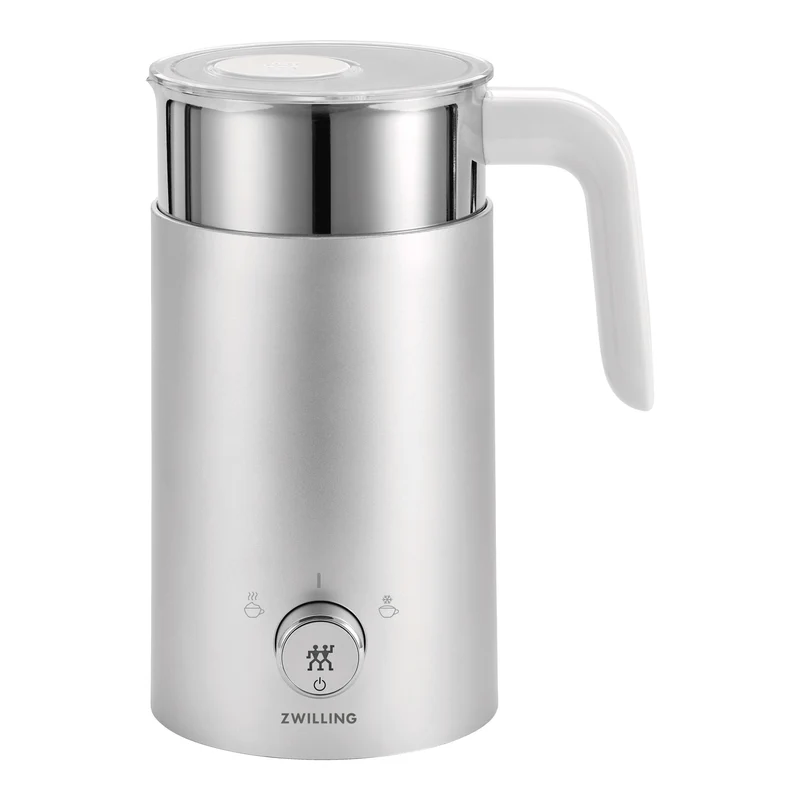 Zwilling Milchaufschäumer Silber 200 ml heiß / 400 ml kalt 'Enfinigy'
