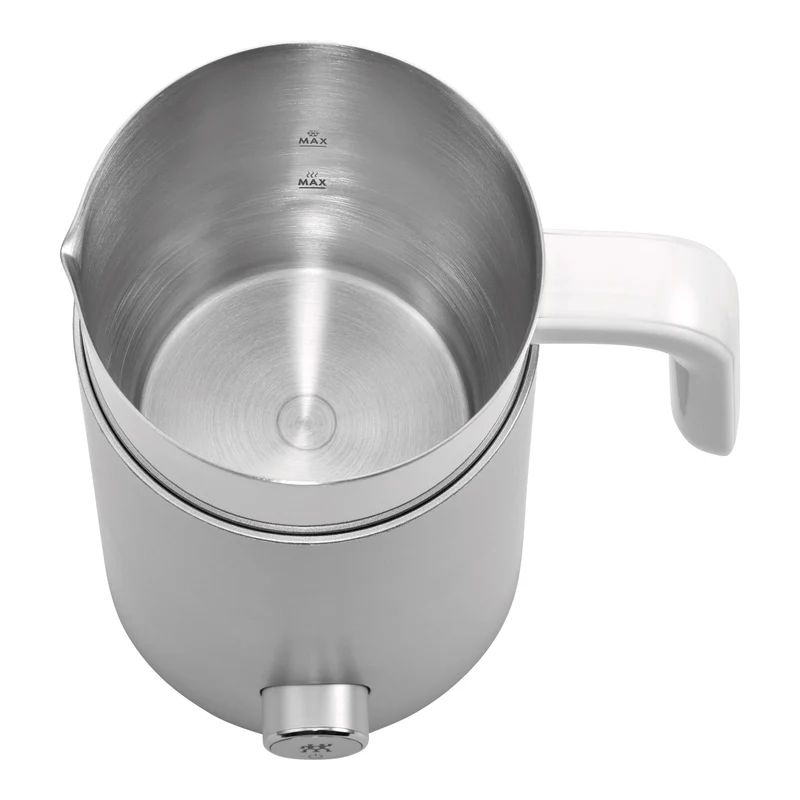 Zwilling Milchaufschäumer Silber 200 ml heiß / 400 ml kalt 'Enfinigy'