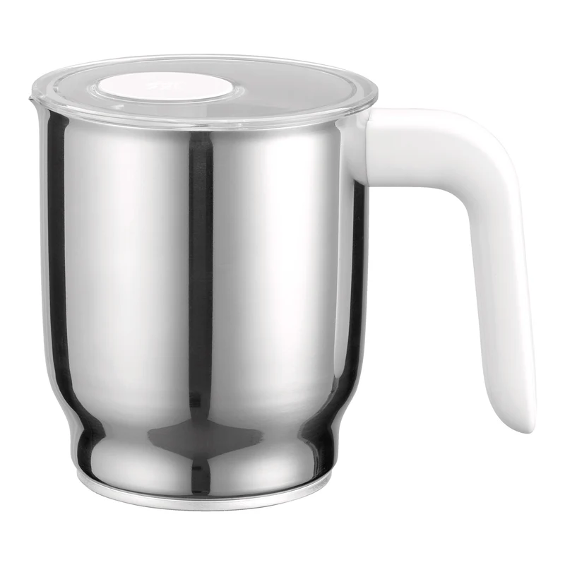 Zwilling Milchaufschäumer Silber 200 ml heiß / 400 ml kalt 'Enfinigy'