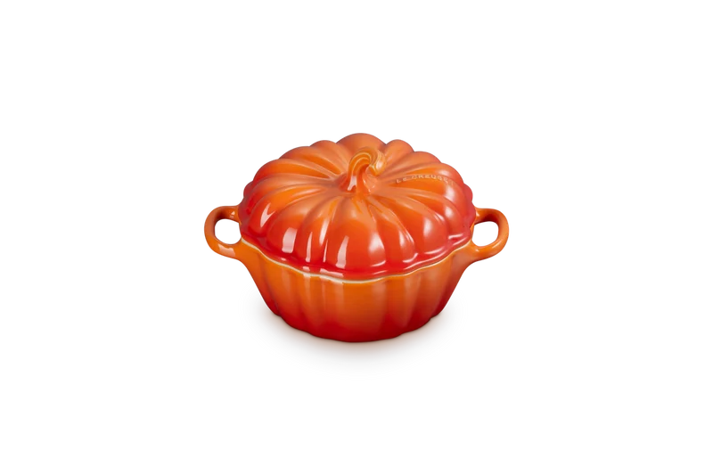 Le Creuset Mini-Schmortopf/Kochtopf 'Kürbisorange'