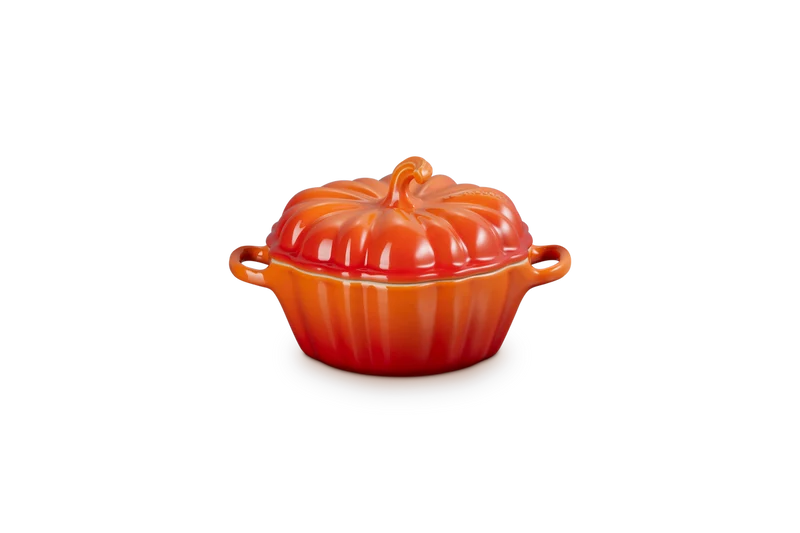 Le Creuset Mini-Schmortopf/Kochtopf 'Kürbisorange'
