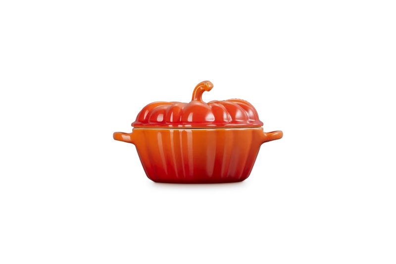 Le Creuset Mini-Schmortopf/Kochtopf 'Kürbisorange'