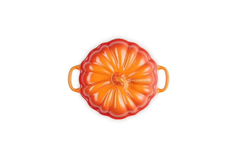 Le Creuset Mini-Schmortopf/Kochtopf 'Kürbisorange'