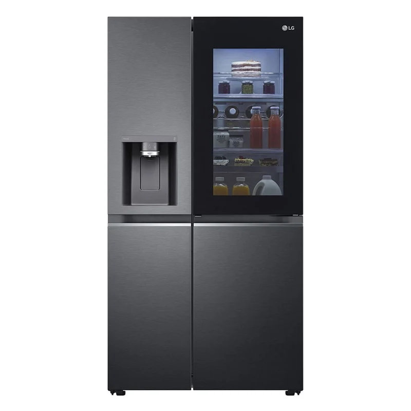 LG GSXE81EVBD Side-by-Side Kühlschrank mit InstaView Door-in-Door