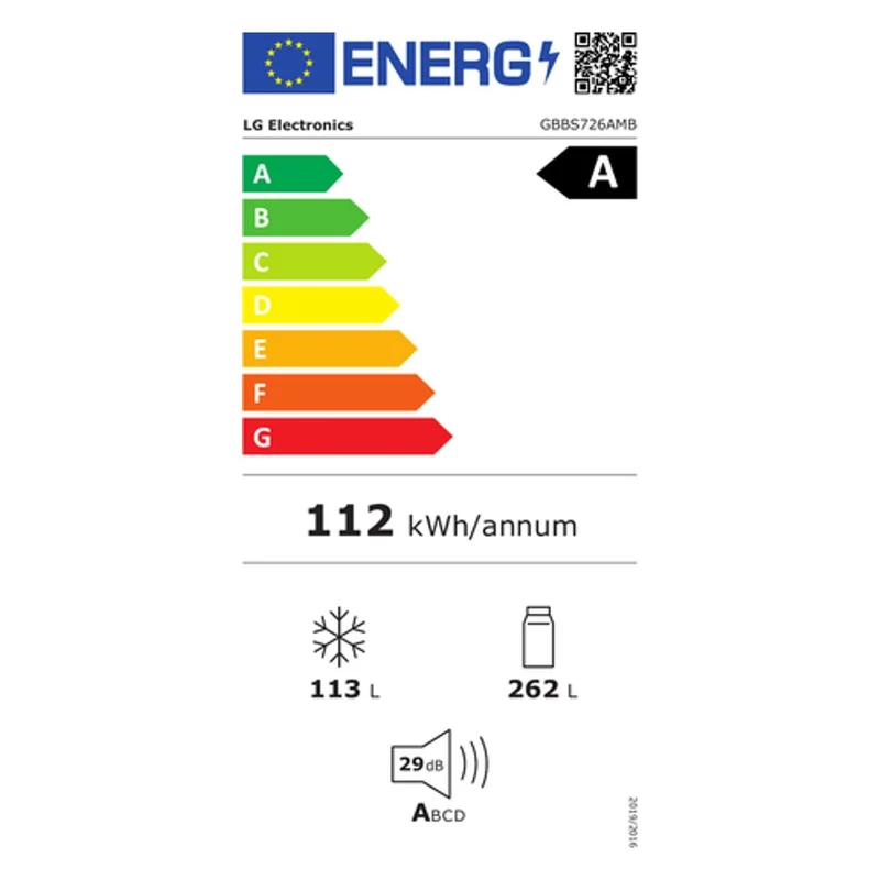 LG GBBS726AMB Kühl-Gefrierkombination Smart Inverter Compressor®
