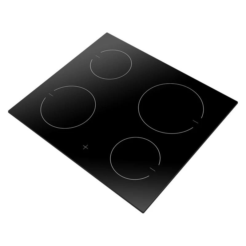 Amica EC 744 000 C Glaskeramik-Kochfeld Integriert 60 cm 4 Zonen Schwarz