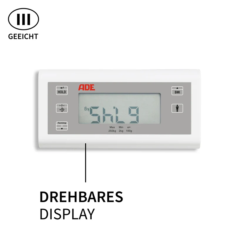 Geeichte digitale Säulenwaage | inklusive Eichkosten | ADE M320000-01
