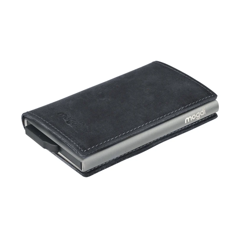 PREMIUM nano Brieftasche Herren Portmonee Kartenetui RFID Blocker Leder Wallet Kartenhalter