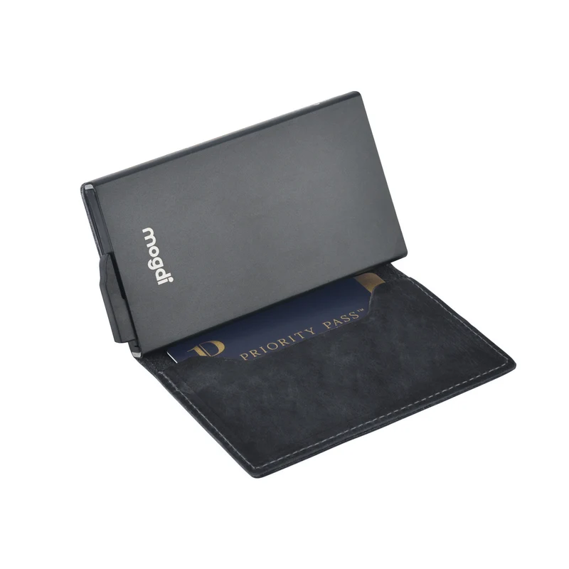 PREMIUM nano Brieftasche Herren Portmonee Kartenetui RFID Blocker Leder Wallet Kartenhalter