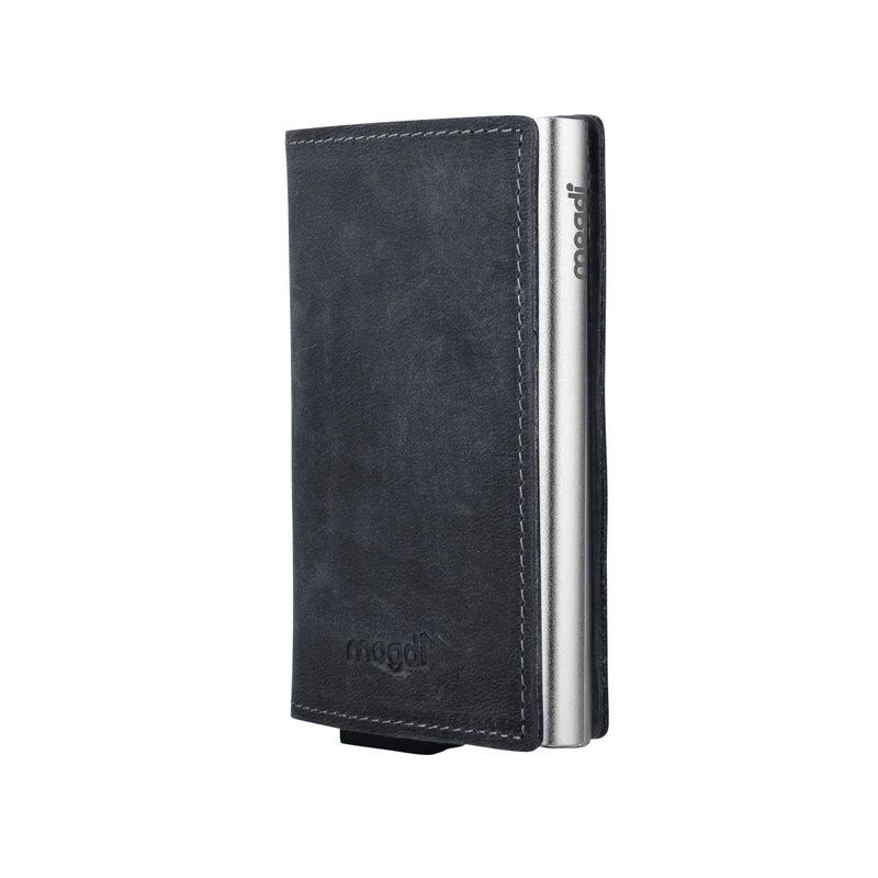 PREMIUM nano Brieftasche Herren Portmonee Kartenetui RFID Blocker Leder Wallet Kartenhalter