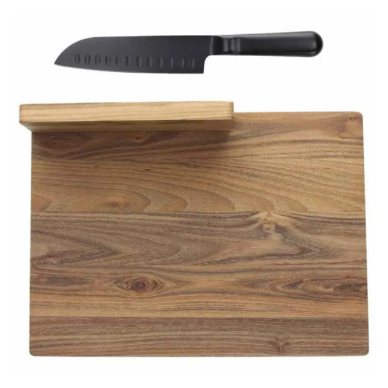 Tognana Tagliere Rettangolare 33x24 cm con Coltello Starbamboo