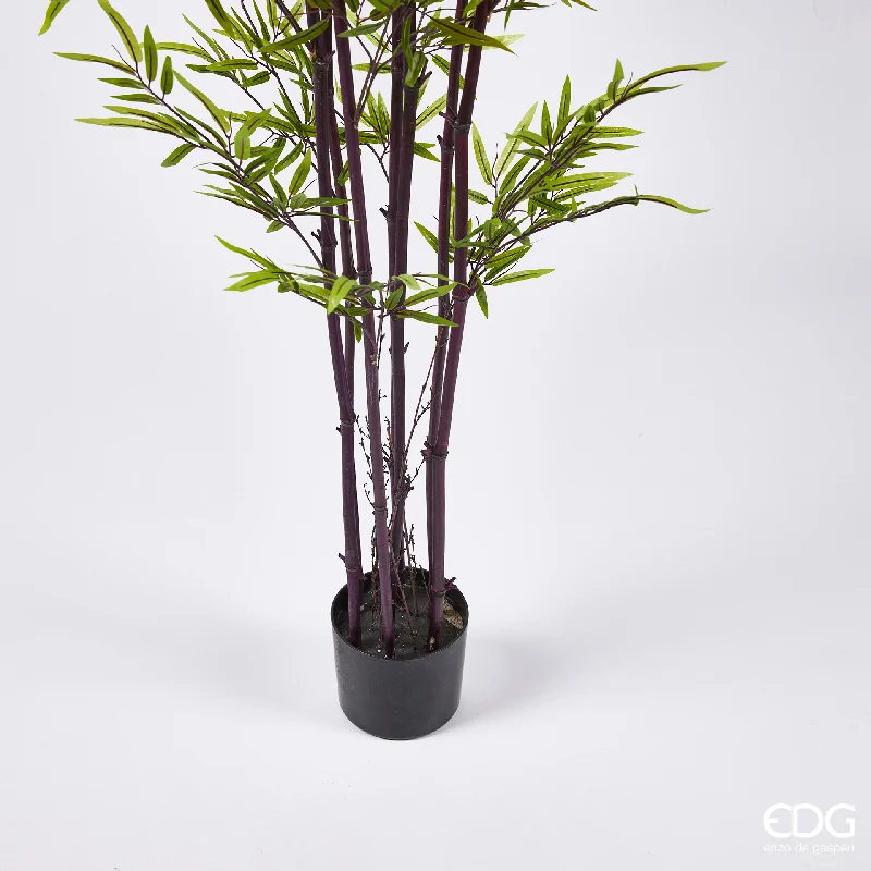 EDG Enzo De Gasperi Pianta Artificiale Bamboo con Vaso H240 Cm