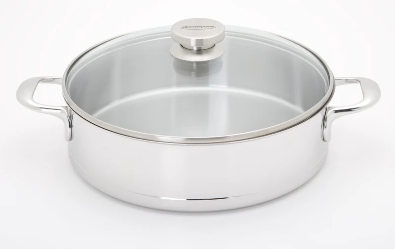 Demeyere Schmorpfanne mit Glasdeckel Ø28cm / 4.75L 'Fusion 7'
