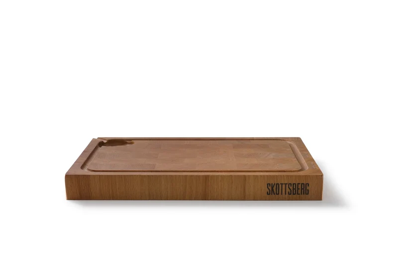 Skottsberg Schneidebrett Buche Hirnholz Mit Saftrille