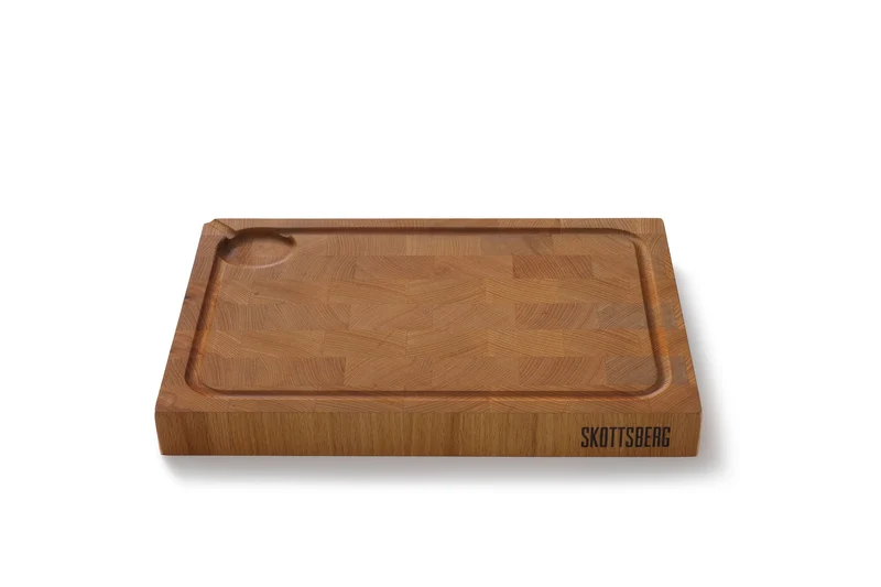 Skottsberg Schneidebrett Buche Hirnholz Mit Saftrille