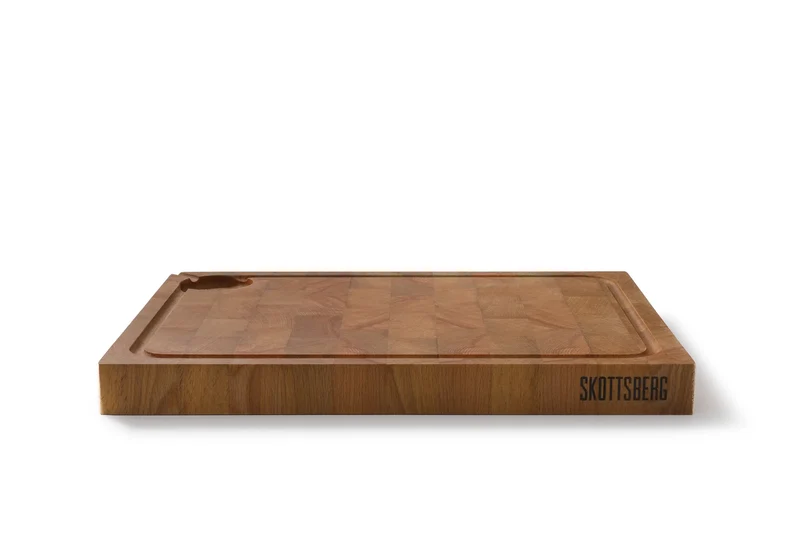 Skottsberg Schneidebrett Buche Hirnholz Mit Saftrille