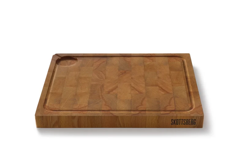Skottsberg Schneidebrett Buche Hirnholz Mit Saftrille